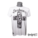 Classic Street-Line T-Shirt "Ehrenkodex77" La Catrina, weiß, hochwertiger Siebdruck
